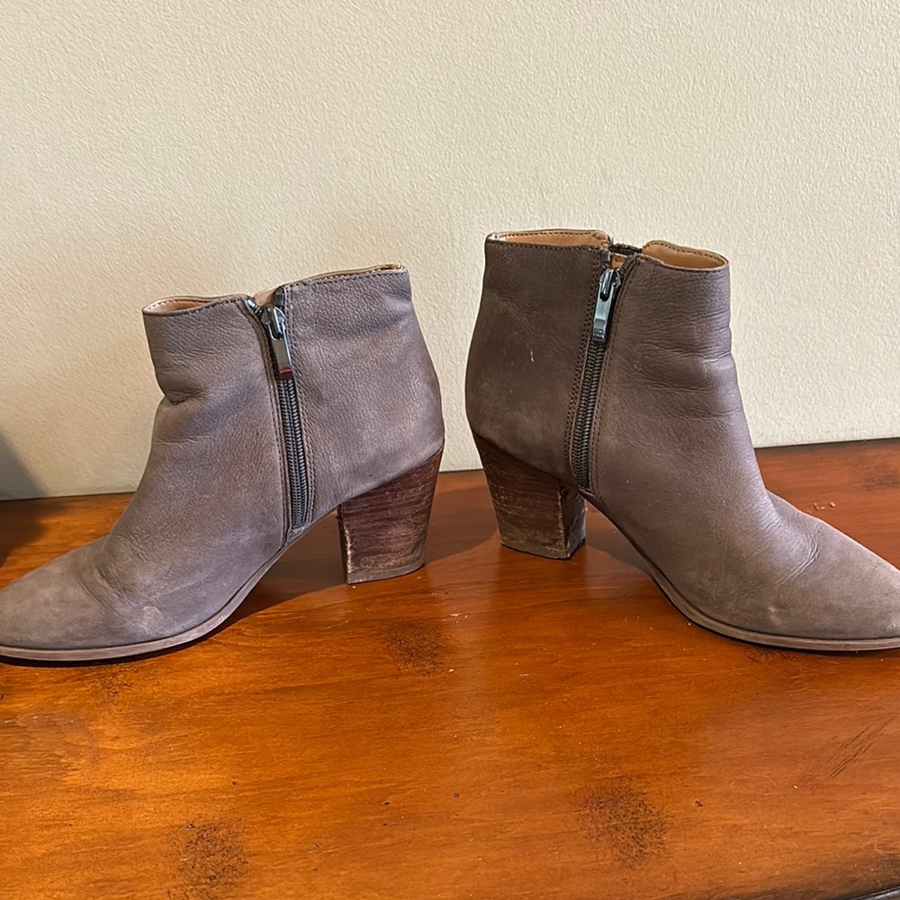 Franco Sarto Leather Ankle Boots - Picture 6 of 7